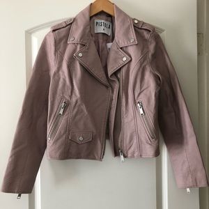 Pistola Pleather Moto Jacket